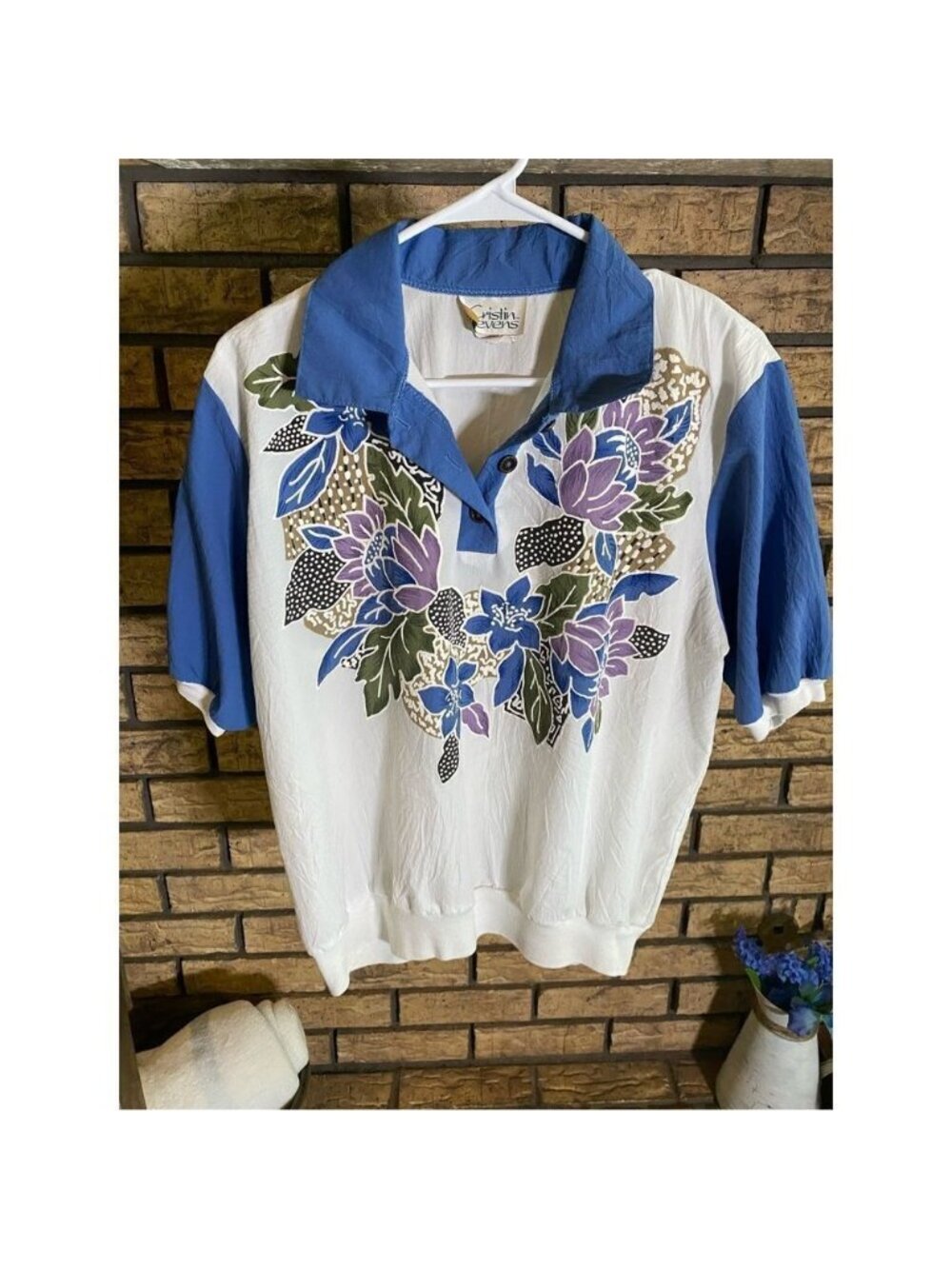 ‎Cristin Stevens Pull Over Blouse